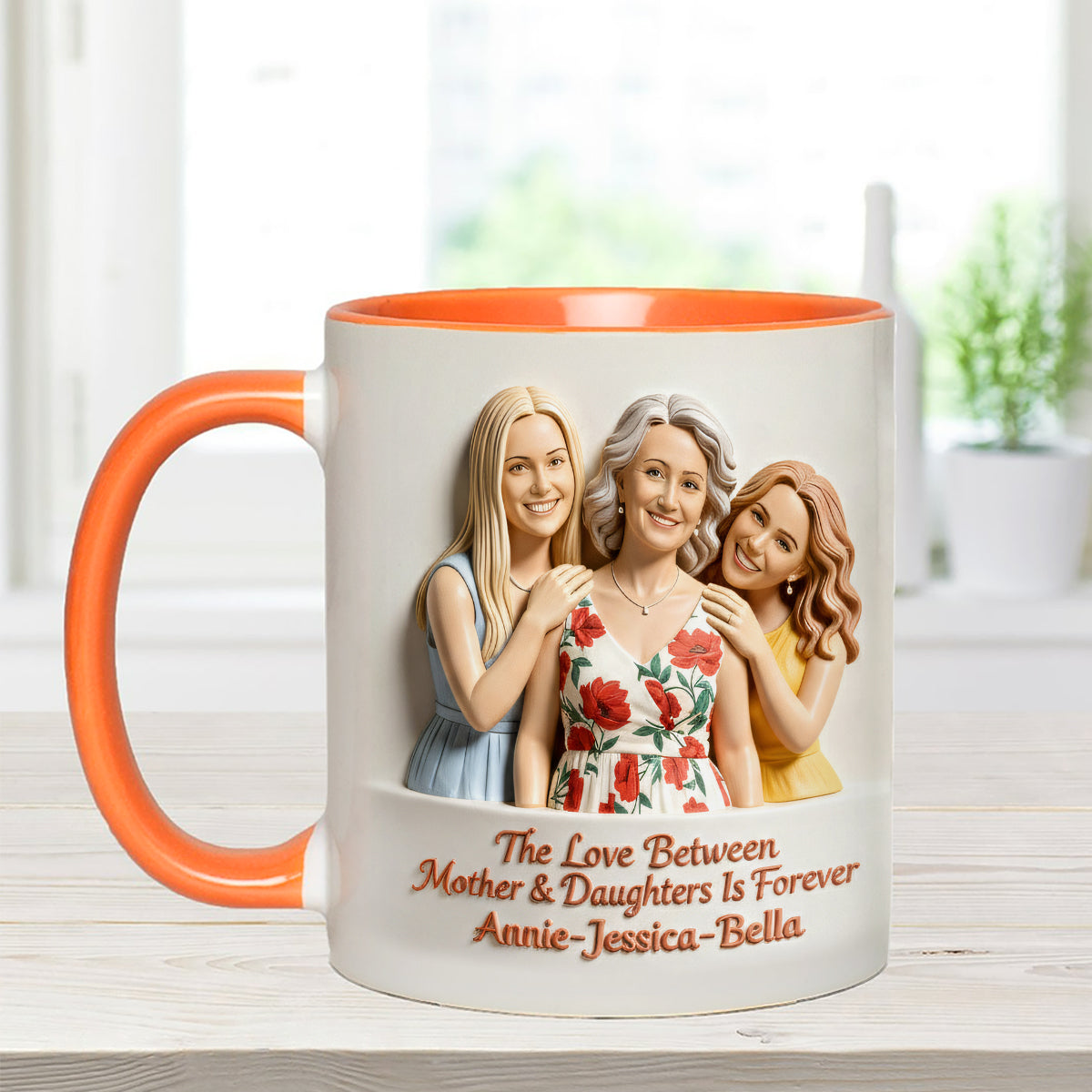 Cadeau idéal pour maman - Coffret personnalisé « Mère » avec tasse et agitateurs en acrylique