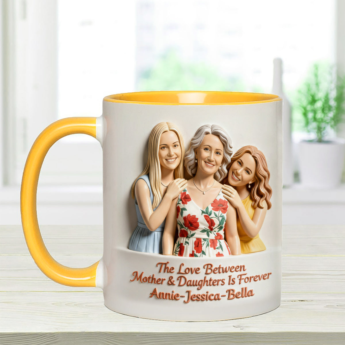 Cadeau idéal pour maman - Coffret personnalisé « Mère » avec tasse et agitateurs en acrylique