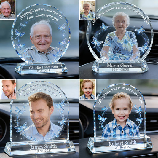 I Am Always With You - Personalized Memorial Car Dashboard Plaque