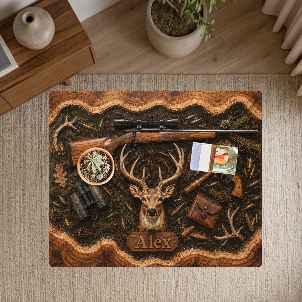 Smoke 'Em - Personalized Hunting Table Custom Shape