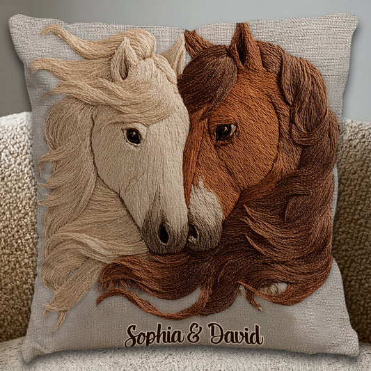 You & Me - Personalized Couple Throw Pillow