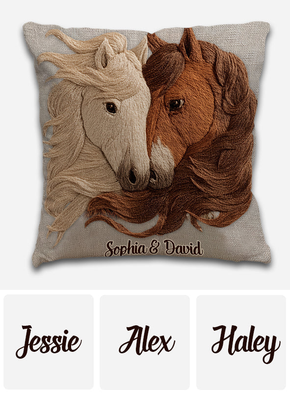 You & Me - Personalized Couple Throw Pillow
