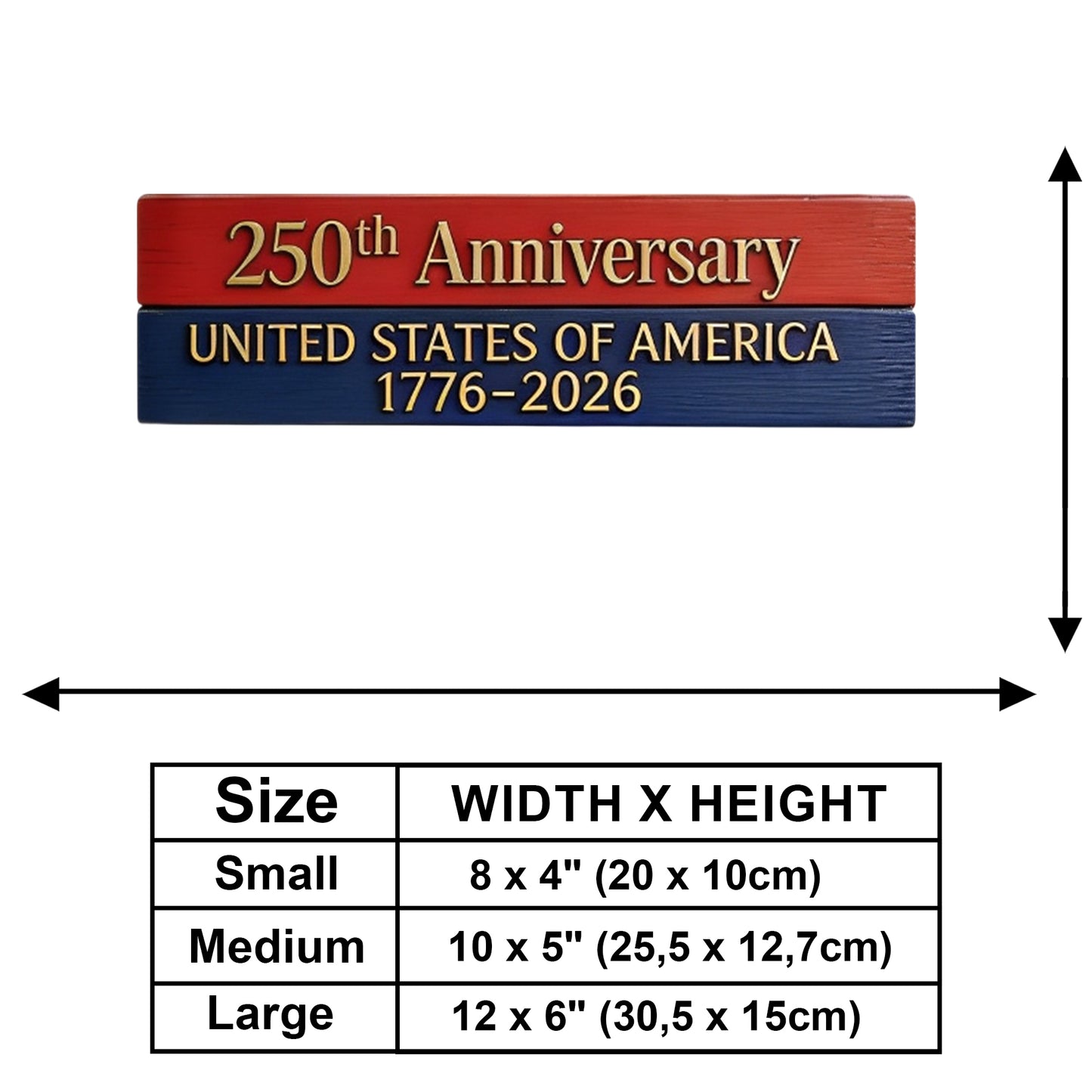 Home Of Free - Personalized Patriot Wooden Wall Mount Sign
