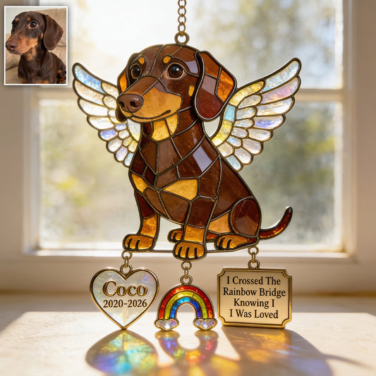 Pour Toujours Dans Mon Coeur - Attrape-Soleil Personnalisé Avec Charms