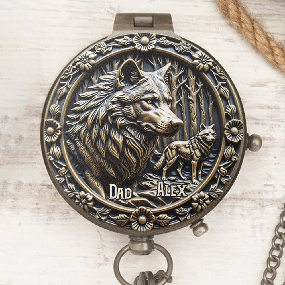 To My Son I Love You Forever - Personalized Father Compass