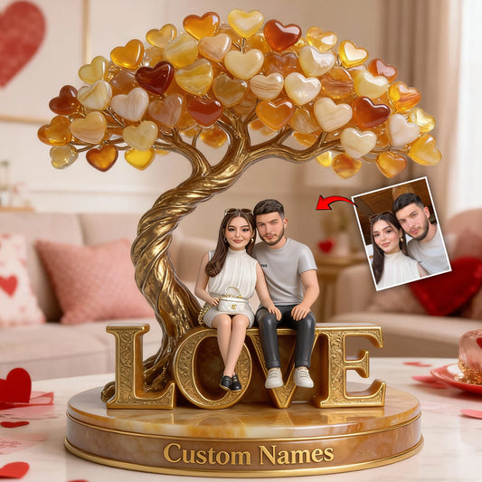 I Love You - Personalized Couple Custom Shaped Acrylic Plaque