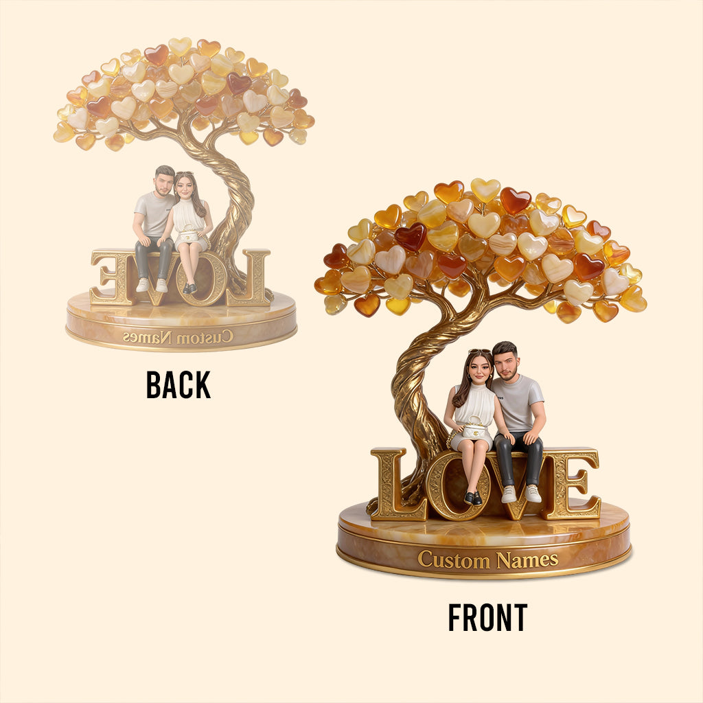 I Love You - Personalized Couple Custom Shaped Acrylic Plaque