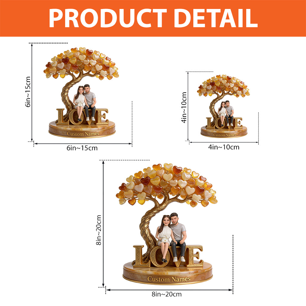 I Love You - Personalized Couple Custom Shaped Acrylic Plaque