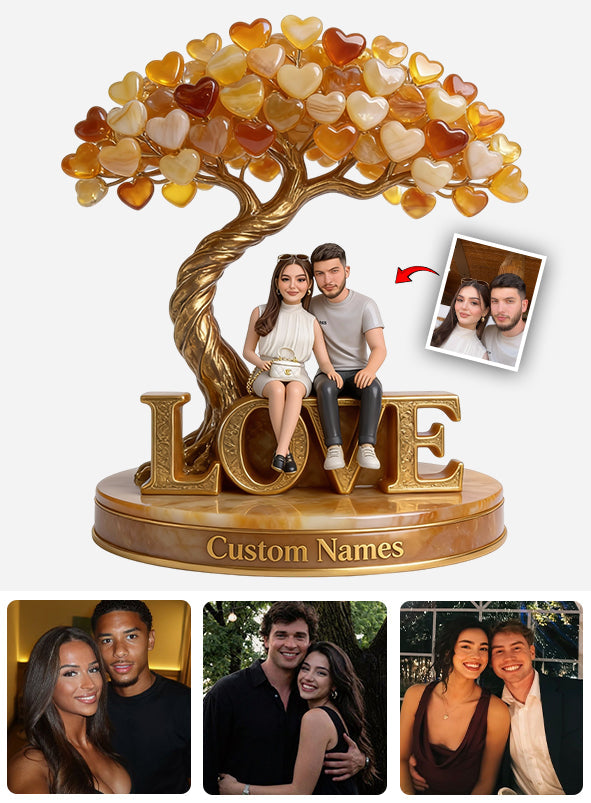 I Love You - Personalized Couple Custom Shaped Acrylic Plaque