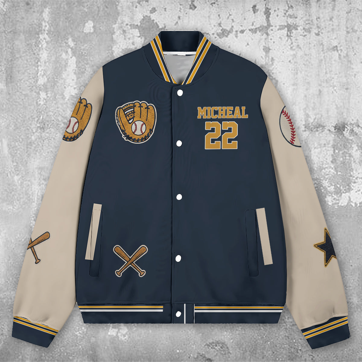 Baseball Champion - Personalized Baseball Varsity Jacket