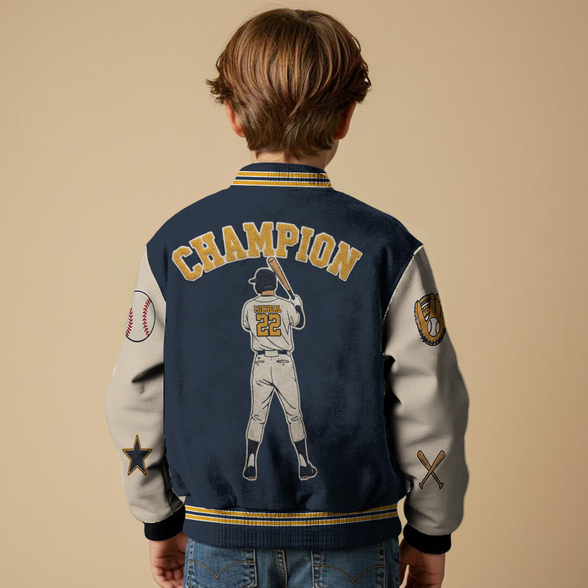 Baseball Champion - Personalized Baseball Varsity Jacket