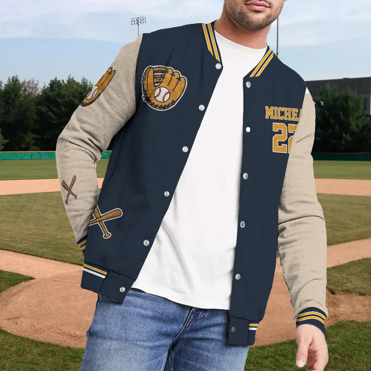 Baseball Champion - Personalized Baseball Varsity Jacket
