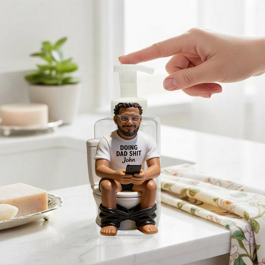 Faites le Sht de Papa - Support à Essuie-Tout Personnalisé & Distributeur de Savon