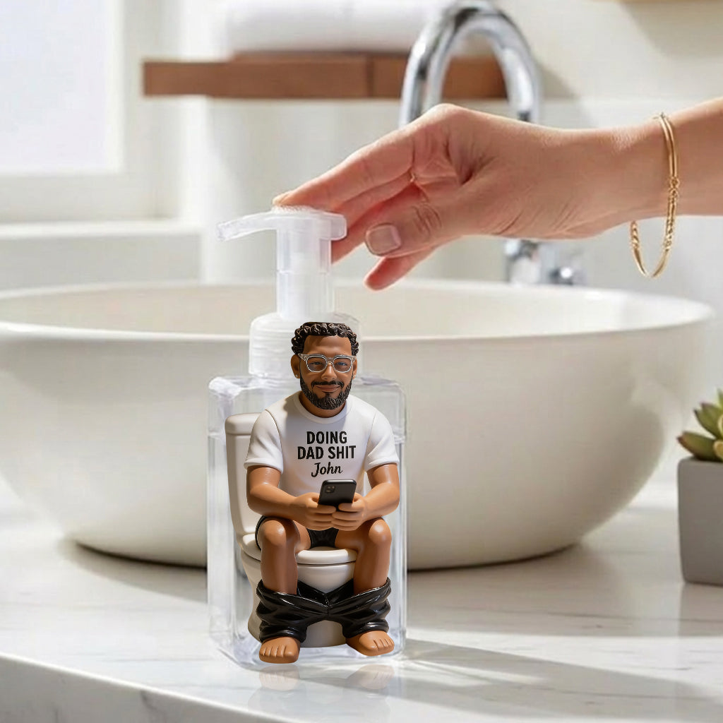 Faites le Sht de Papa - Support à Essuie-Tout Personnalisé & Distributeur de Savon
