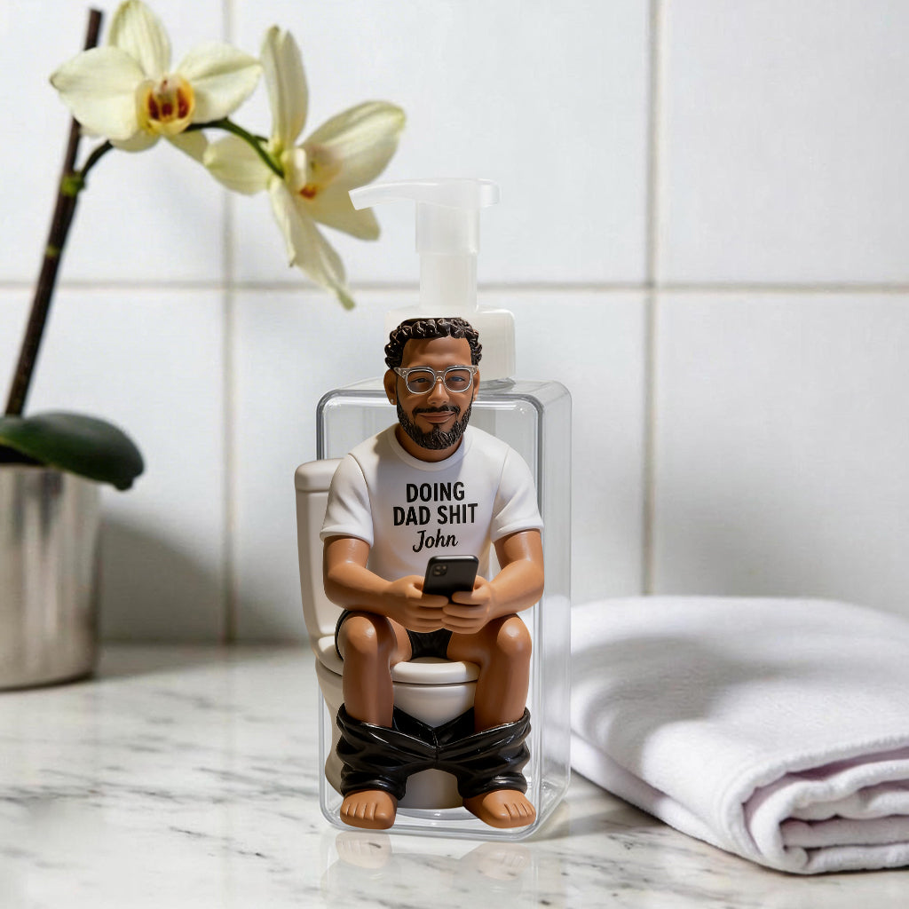 Faites le Sht de Papa - Support à Essuie-Tout Personnalisé & Distributeur de Savon