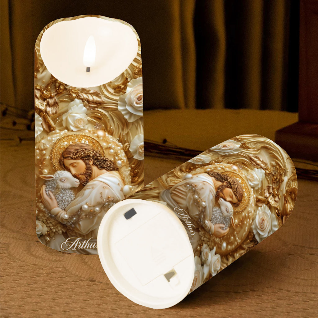 Eternal Faith - Personalized Christian Flameless Candle