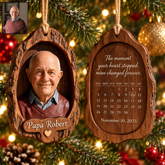 Sympathy Gift For Family - Your Love Remains - Personalized Memorial Ornament