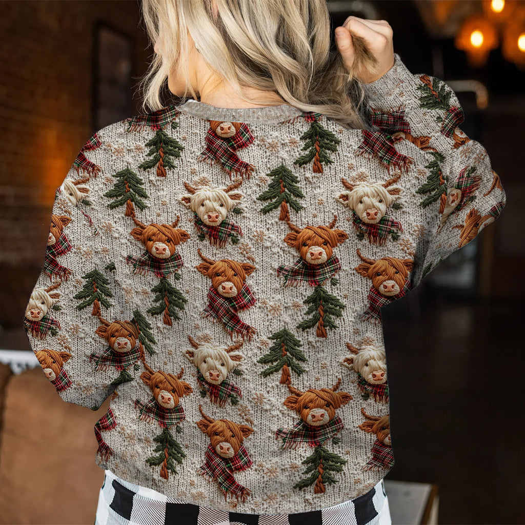 Liebe Hochlandrinder - Personalisierter Hochlandrinder-Pullover