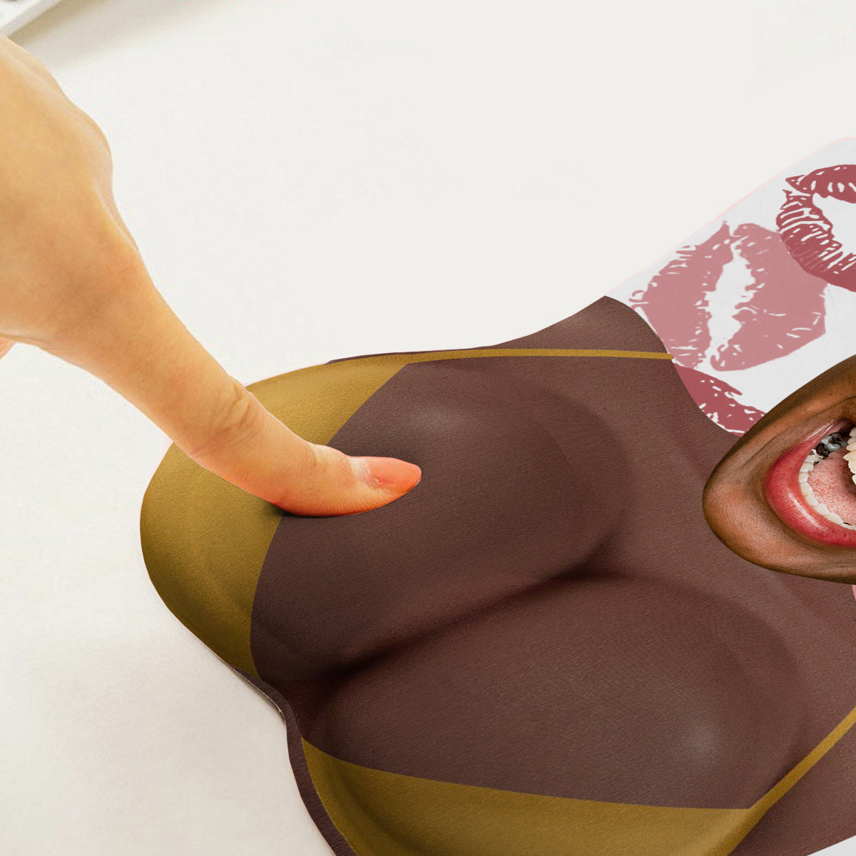 Custom Face Funny & Naughty - Personalized Couple 3D Mouse Pad