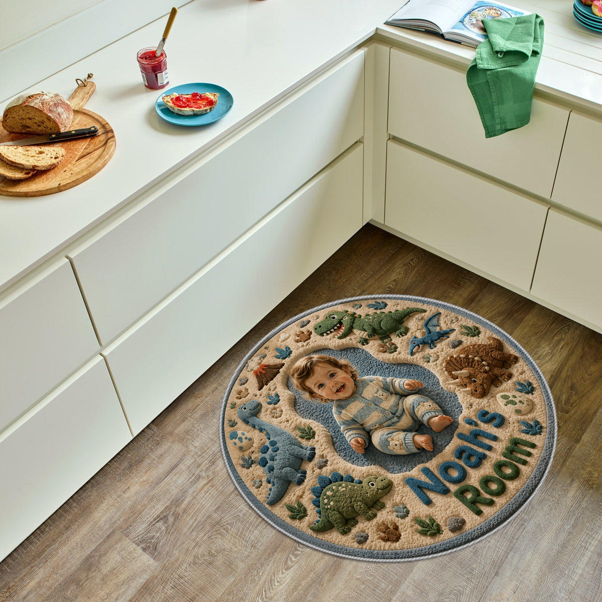 Cadeau Parfait Pour Enfants - Tapis Personnalisé Antidérapant