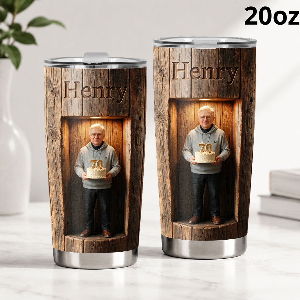 Happy Birthday - Personalized Birthday Tumbler