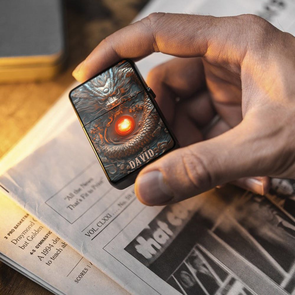 Mystical Dragon - Briquet Dragon Personnalisé