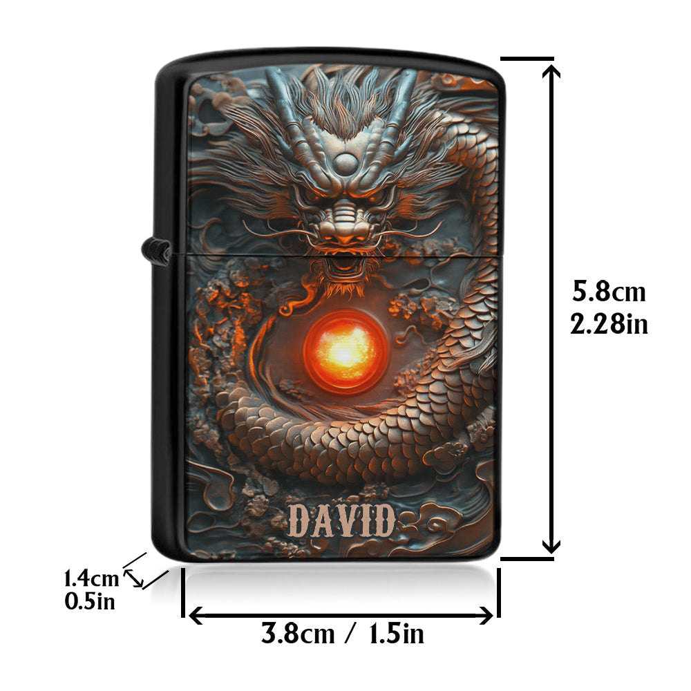 Mystical Dragon - Briquet Dragon Personnalisé