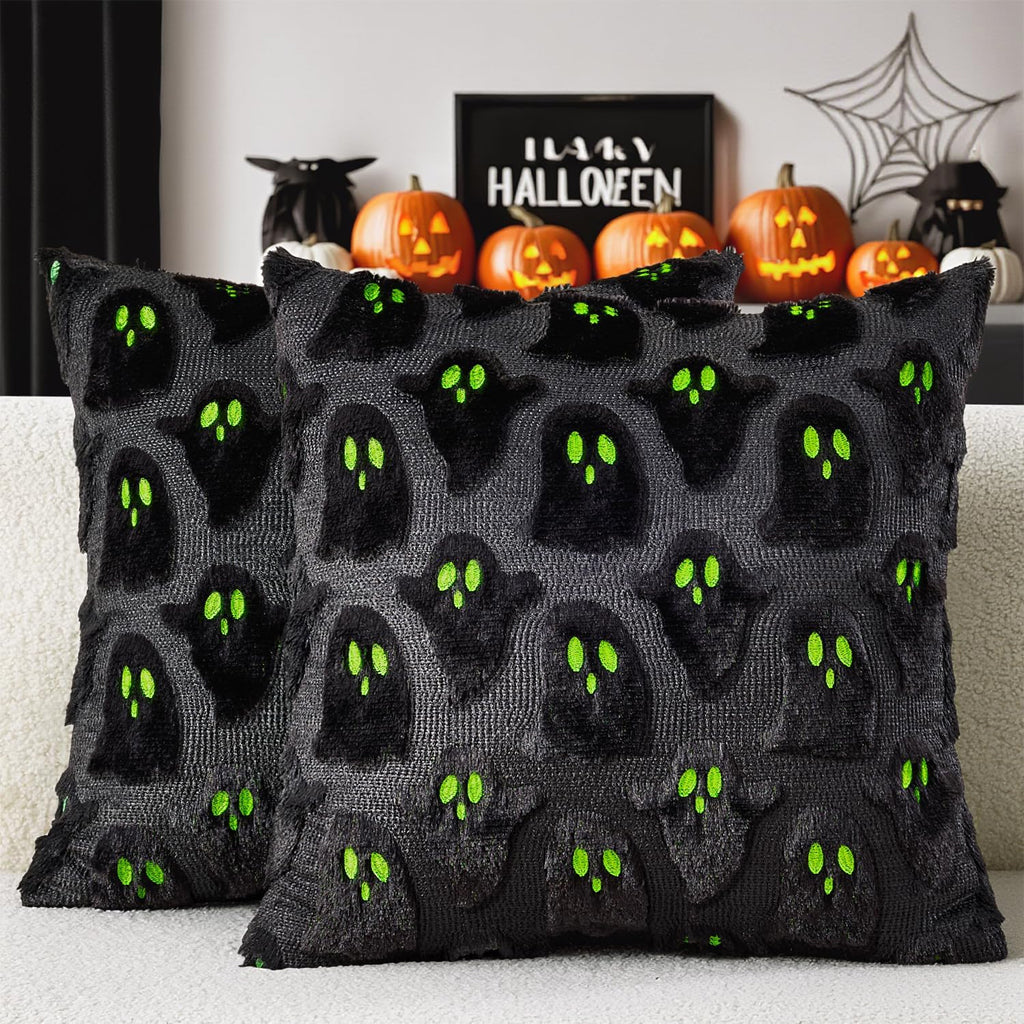 Ghost Tufted Pillow Cover