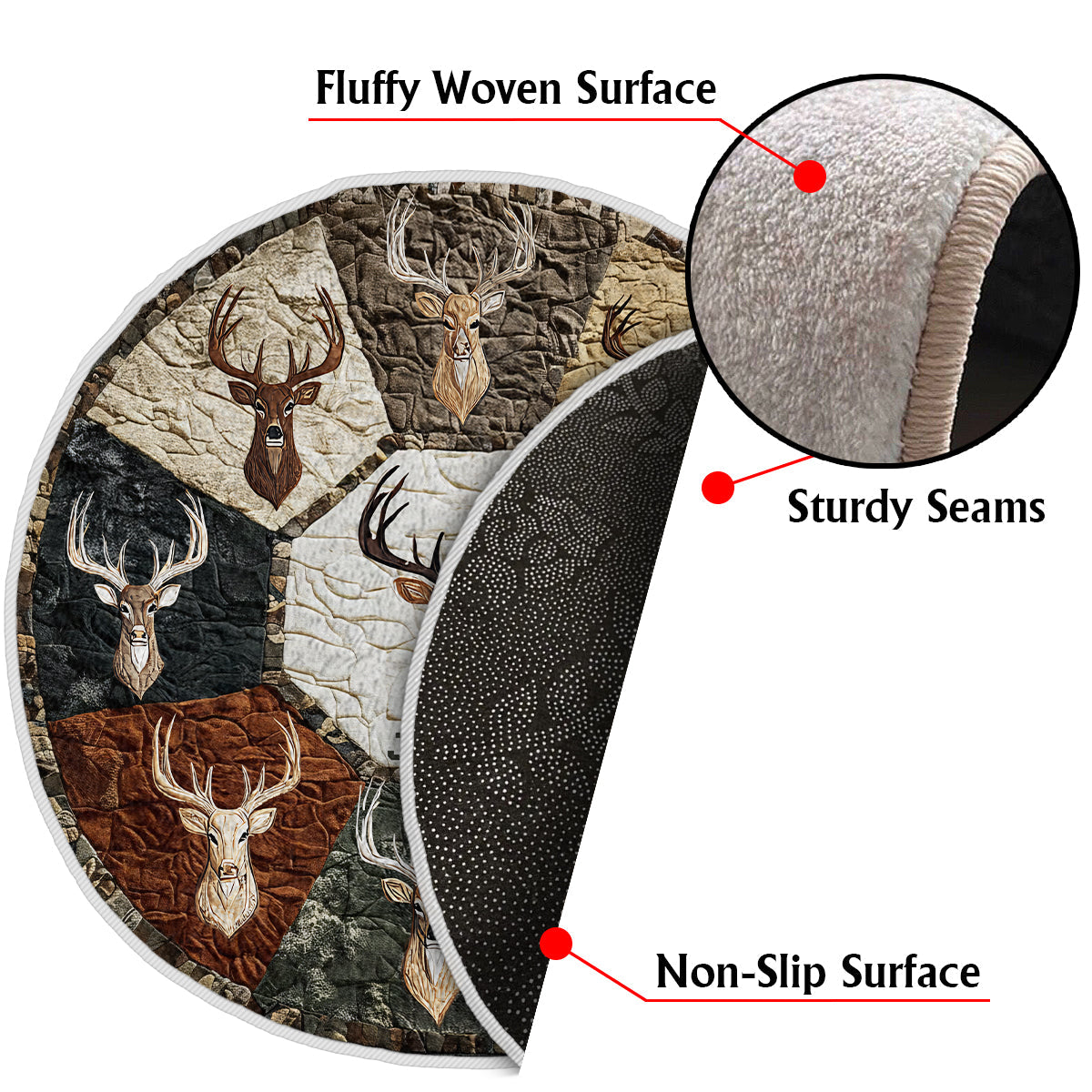 Hunting Season - Personalized Hunting Non-Slip Tufted Rug