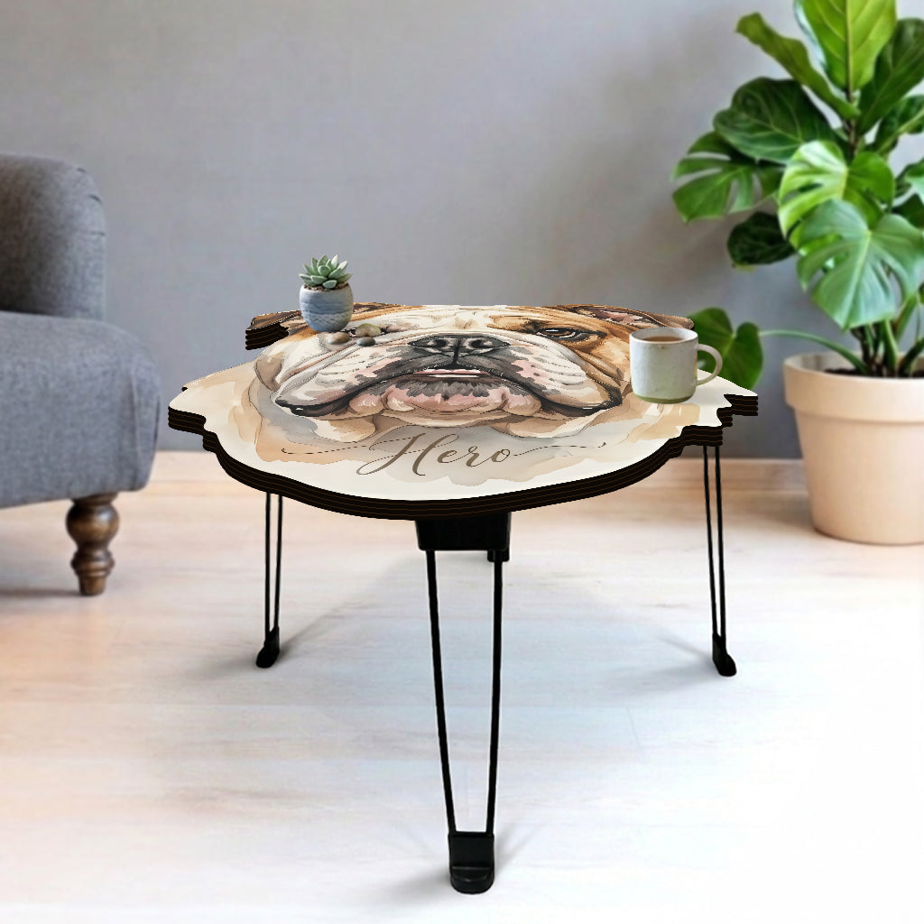 Pet Owner Gift - Personalized Dog Table Custom Shape