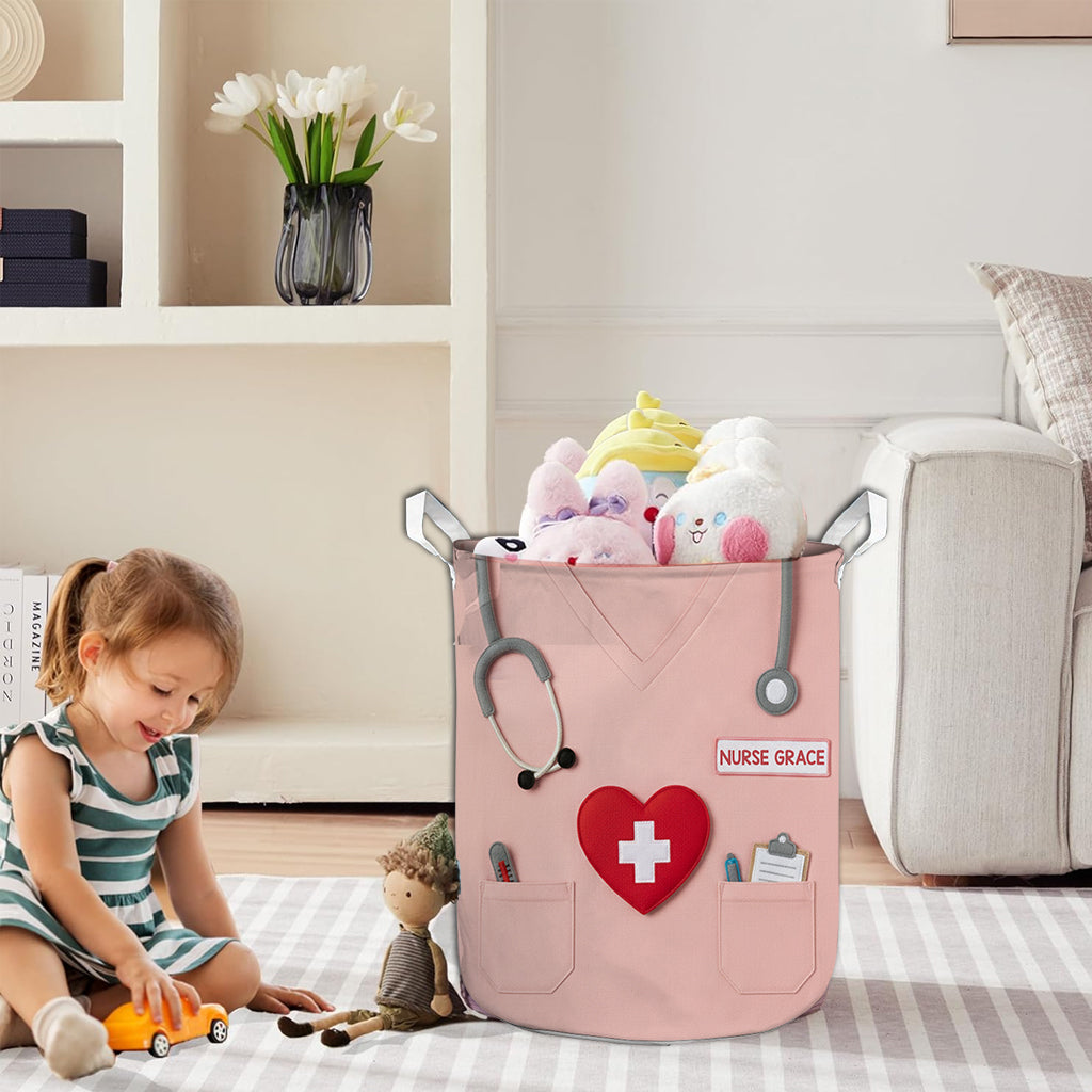 Medical Scrubs - Personalized Nurse Storage Basket