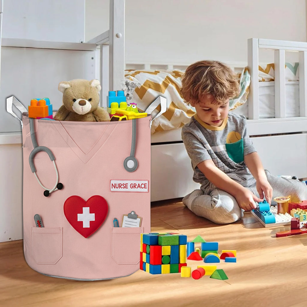 Medical Scrubs - Personalized Nurse Storage Basket