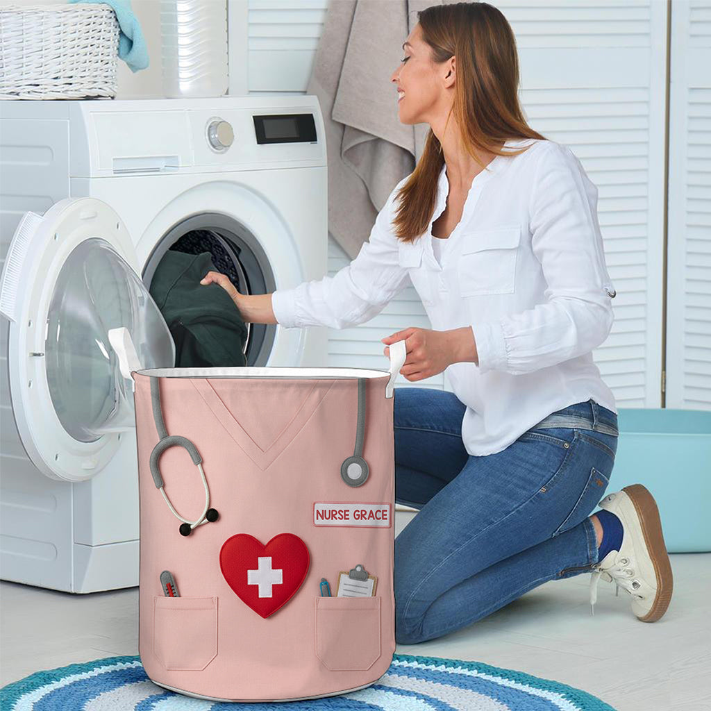 Medical Scrubs - Personalized Nurse Storage Basket