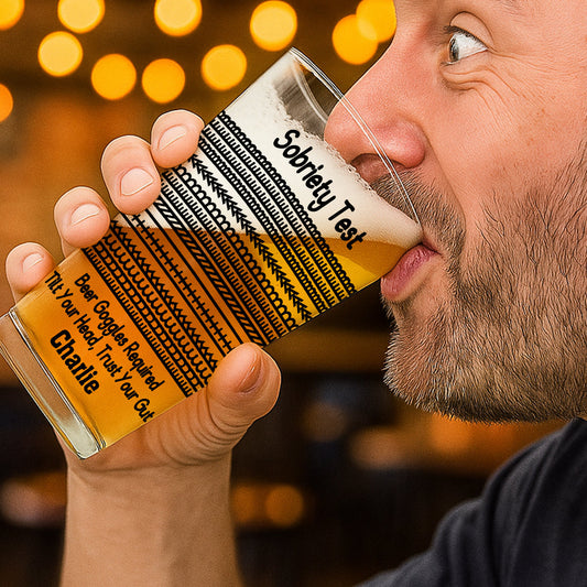 Biernüchternheitstest – Personalisiertes Bierglas