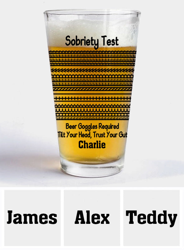 Biernüchternheitstest – Personalisiertes Bierglas