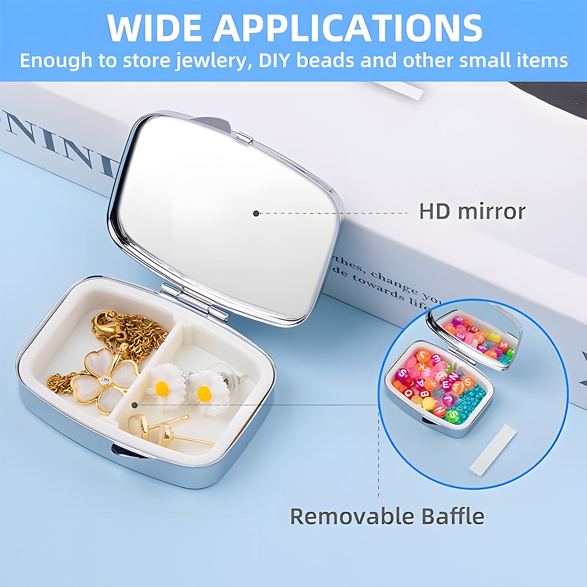 Une fille qui aime les vaches des Highlands - Pilulier personnalisé vache des Highlands