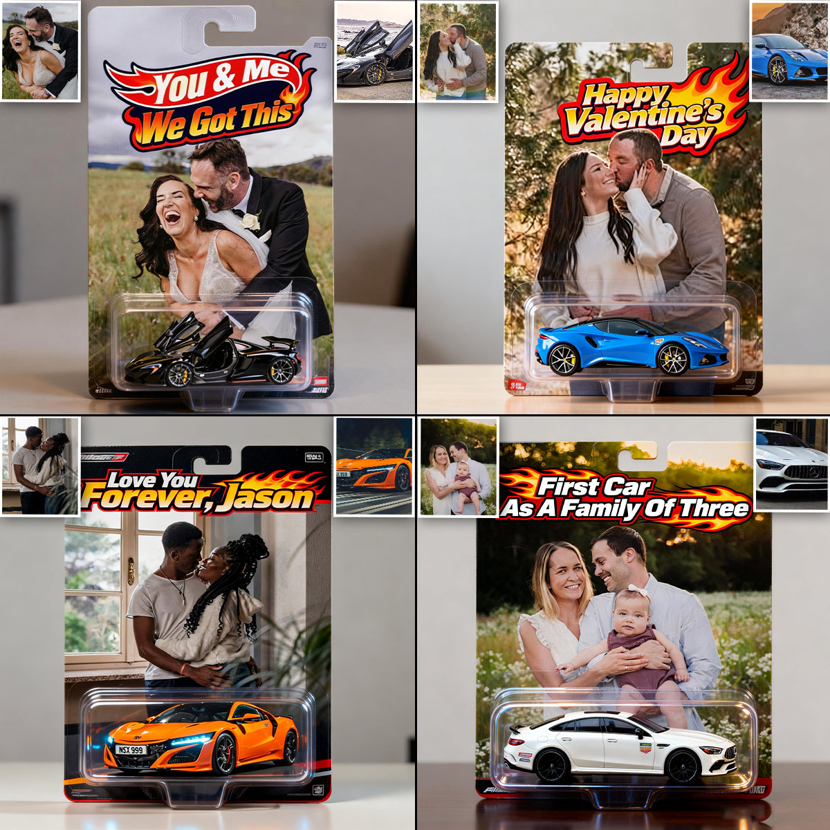 Hot Love Gifts - Personalized Couple Custom Shaped Acrylic Plaque