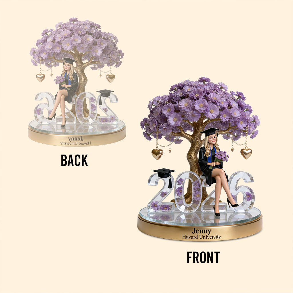 Class Of 2026 - Personalized Graduation Custom Shaped Acrylic Plaque