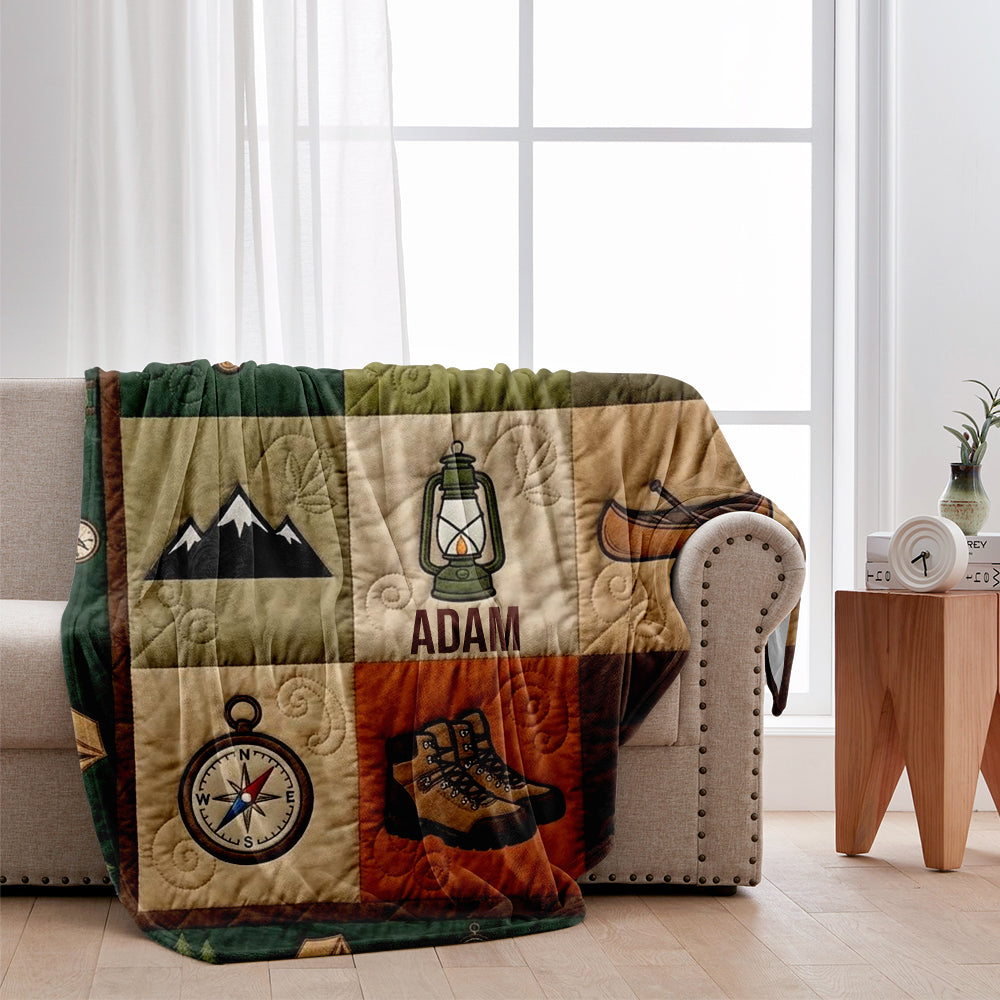 Camping Lover - Personalized Camping Blanket
