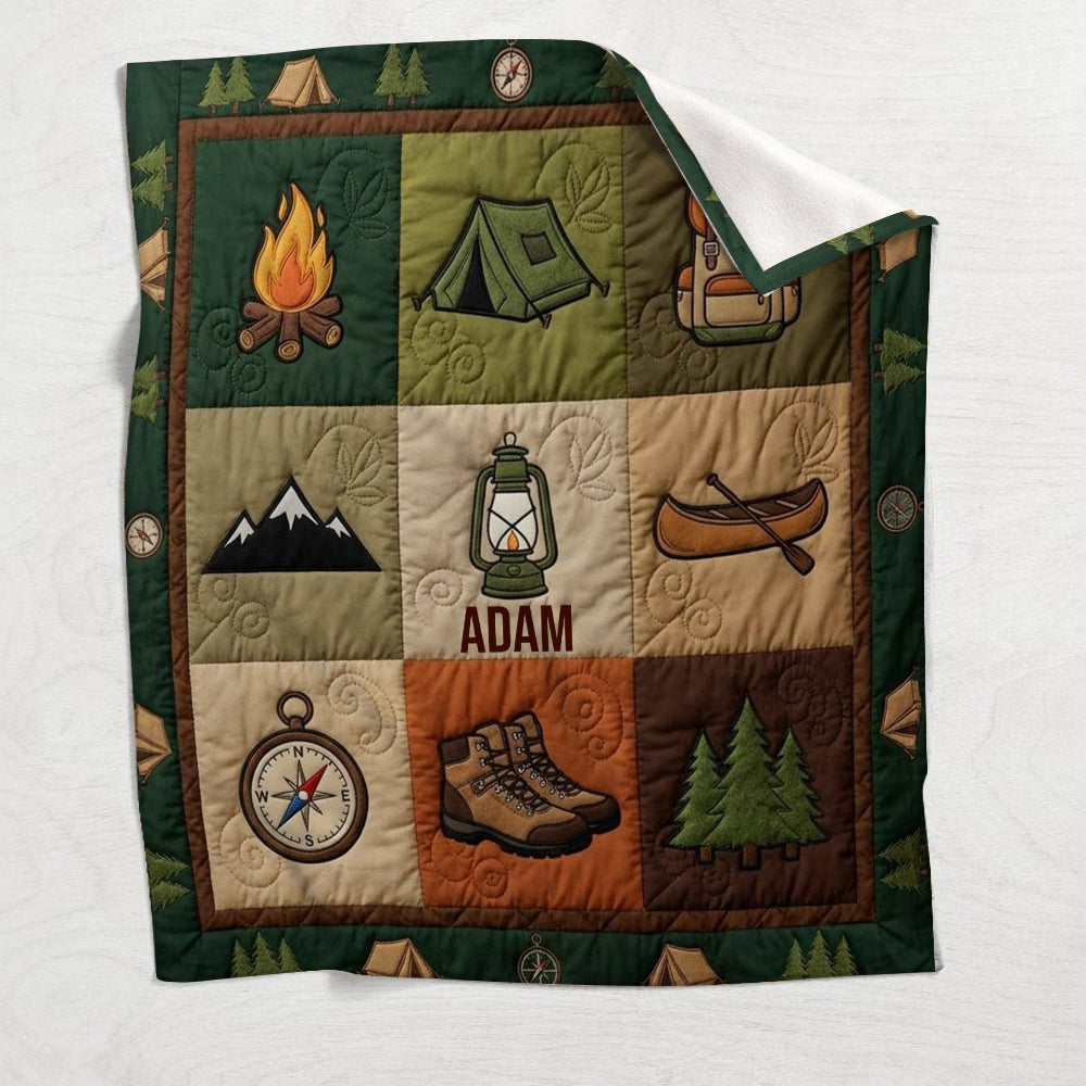 Camping Lover - Personalized Camping Blanket