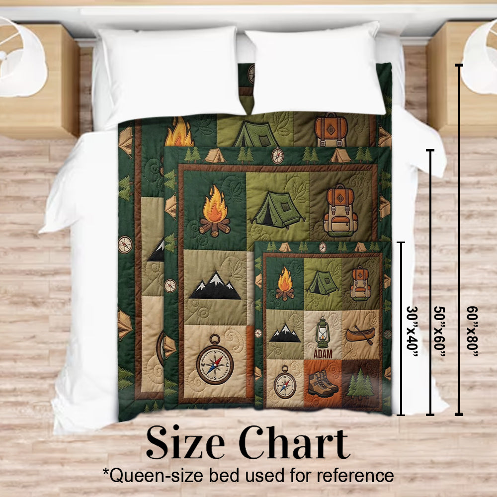 Camping Lover - Personalized Camping Blanket