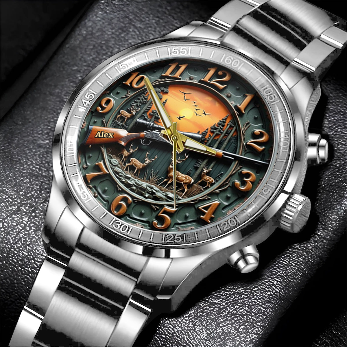 Montre de chasse personnalisée « Love Hunting »