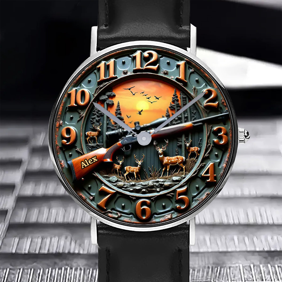 Montre de chasse personnalisée « Love Hunting »