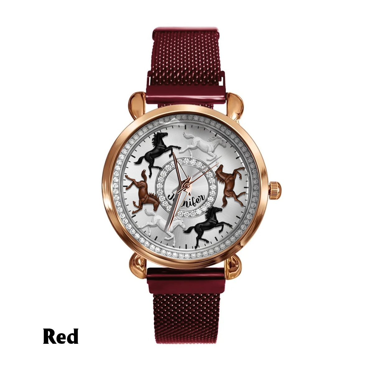 Love Horses - Personalized Horse Women Hand Watch