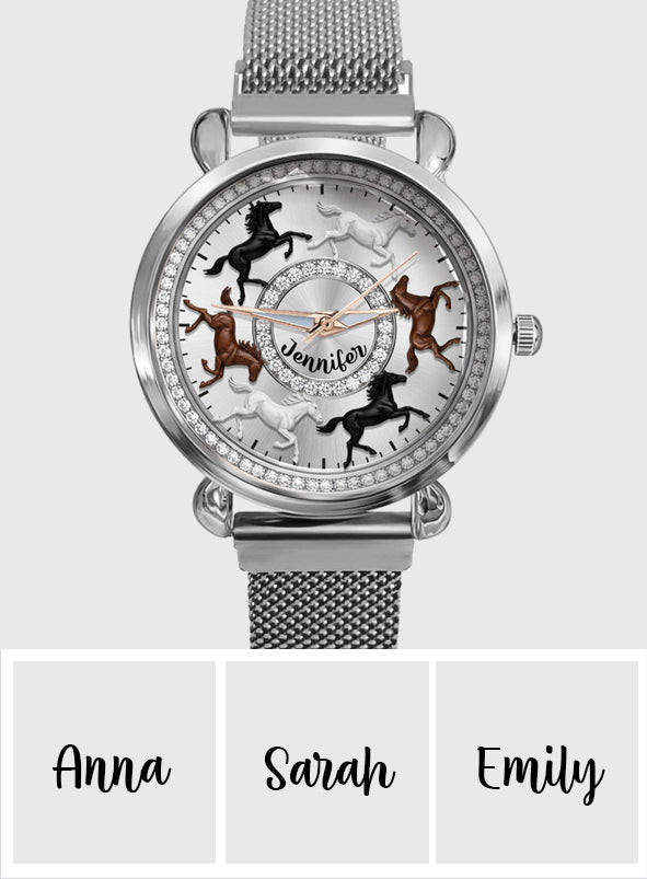 Love Horses - Personalized Horse Women Hand Watch