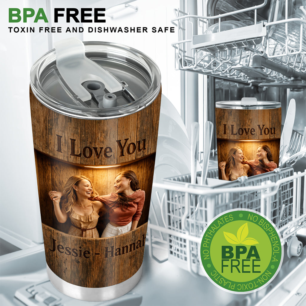 I Love You - Friends Forever - Personalized Bestie Tumbler