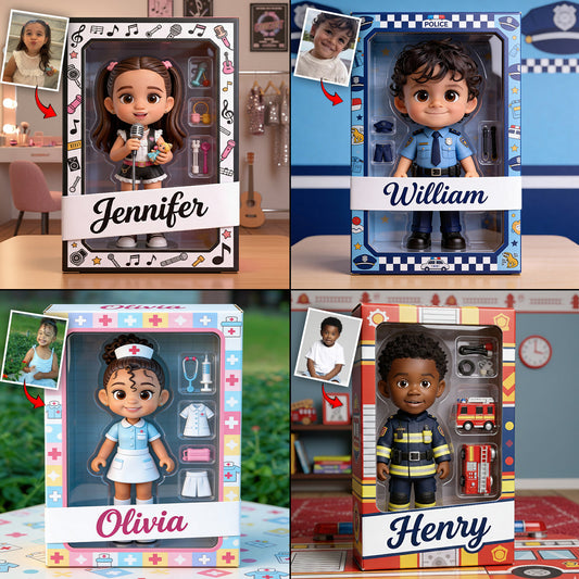 Traumjob – Personalisierte Acrylplakette in Kinderform