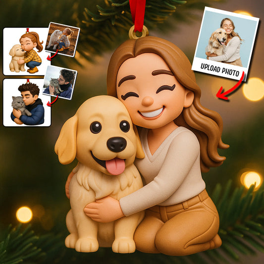 Gift For Dog Lover - Personalized Dog Ornament