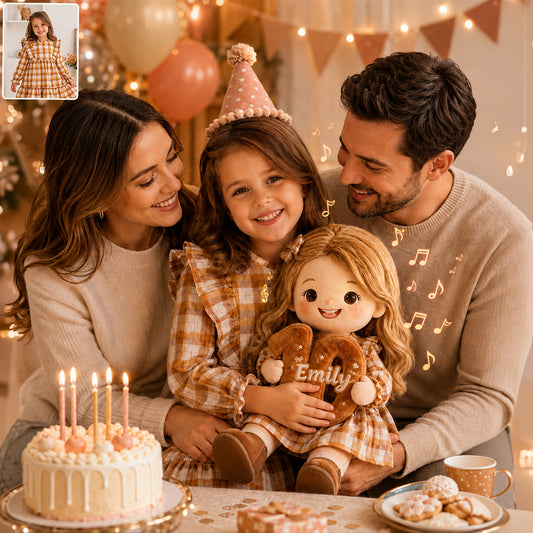 Besonderes Geburtstagsgeschenk für Ihre Liebsten - Personalisierte Geburtstagsmelodie Plüsch