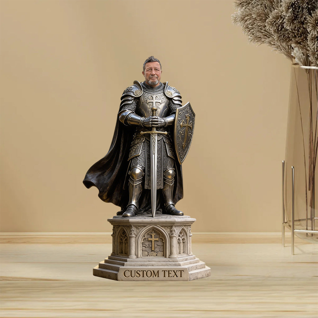 Knight Of God - Personalized Christian Custom Shaped Acrylic Plaque